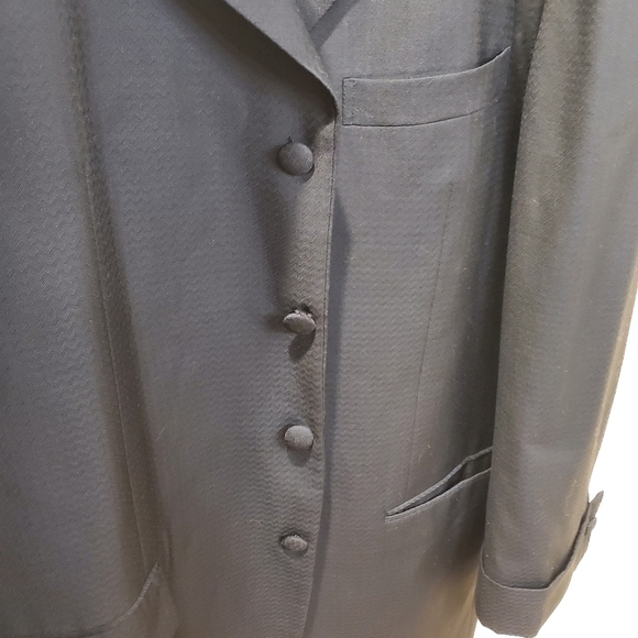 GIANNY VERSASE men's black plus size XXXL blazer - Picture 8 of 11